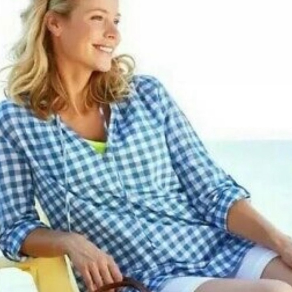 Fresh Produce 100% cotton sunmer tunic, size S/M